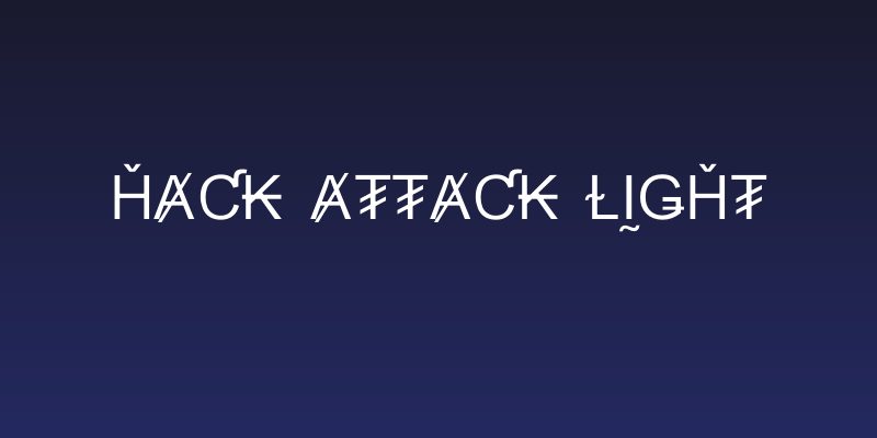 Hack Attack Light Social Header