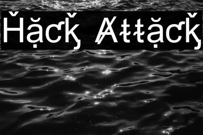Hack Attack Font examples