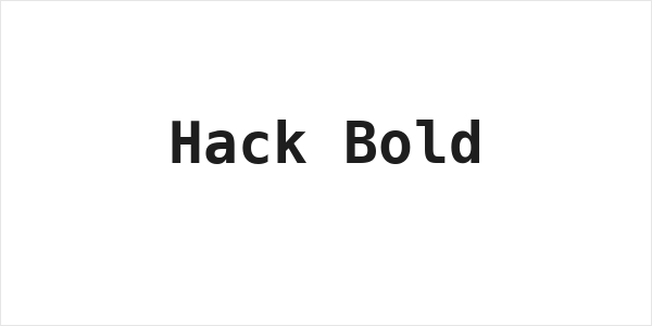 Hack Bold Logo