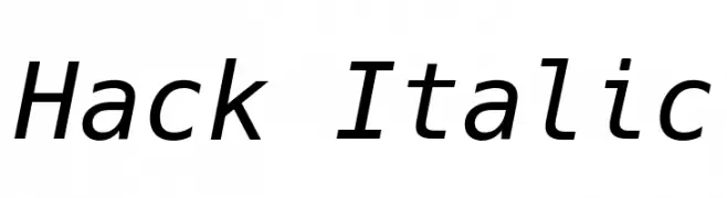 Hack Italic  Descarca Fonturi Gratis