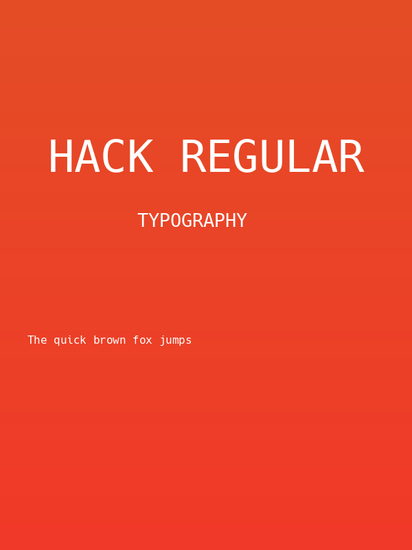 Hack Regular Poster