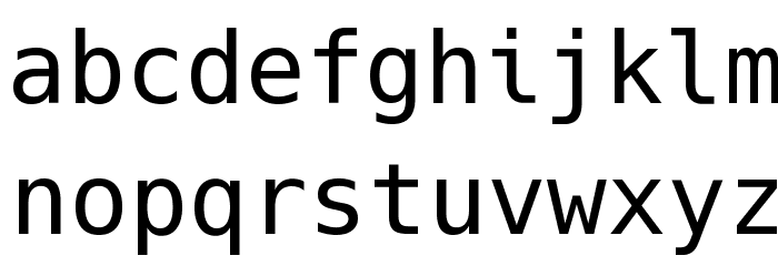 Hack Regular Polices MINUSCULES