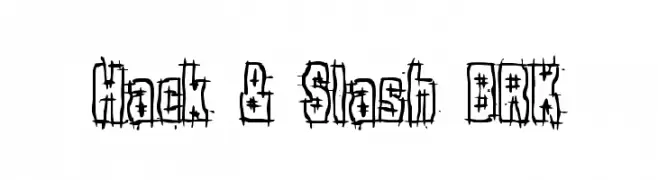 Hack & Slash BRK  Fuentes Gratis Descargar