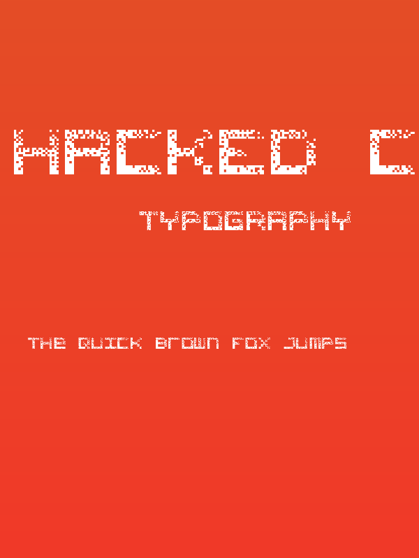 Hacked CRT Regular Poster