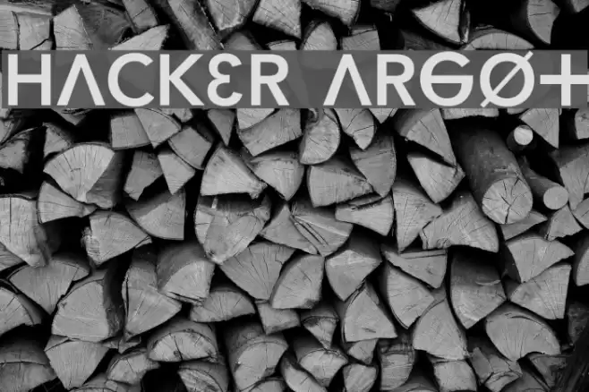 Hacker Argot Font examples