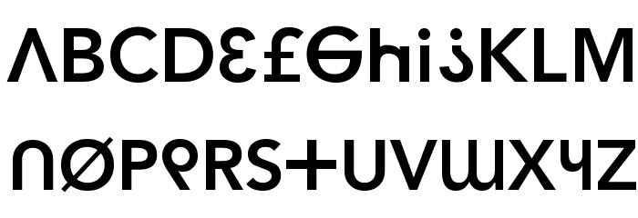 Hacker Argot Font LOWERCASE