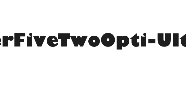 HackerFiveTwoOpti-UltraBld Logo