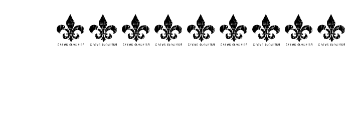 HackingTrashed Regular Font OTHER CHARS