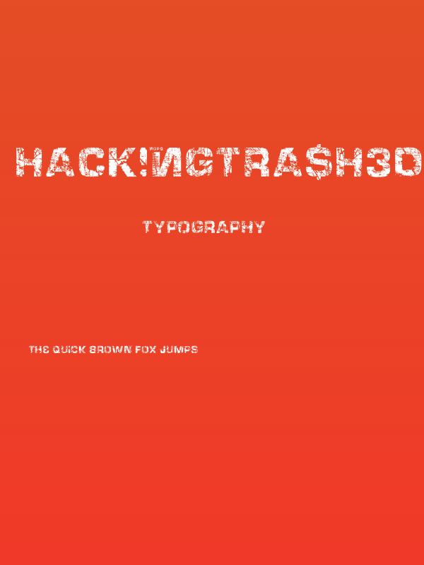 HackingTrashed Regular Poster