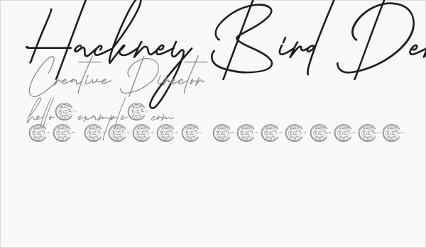 Hackney Bird Demo Business Card
