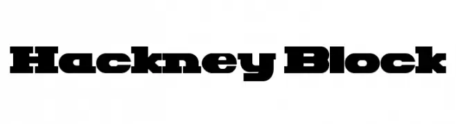 Hackney Block  Descarca Fonturi Gratis