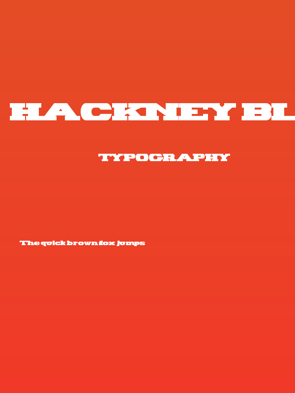 Hackney Block Poster