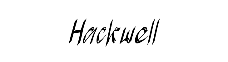 Hackwell  baixar fontes gratis