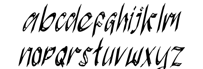 Hackwell Font LOWERCASE