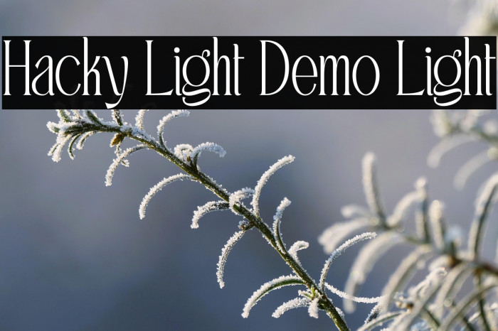 Hacky Light Demo Light Example 1