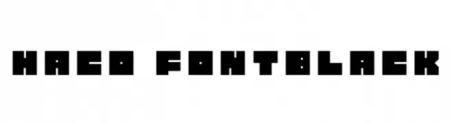 Haco Font-Black  baixar fontes gratis