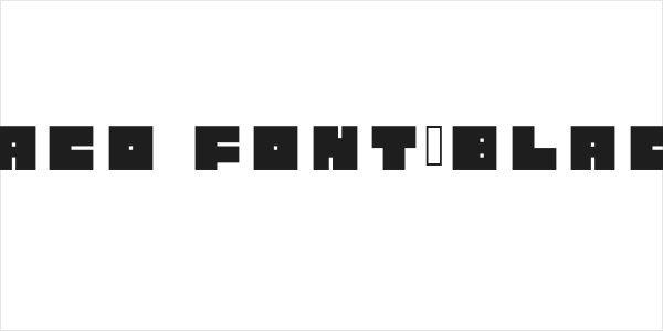 Haco Font-Black Logo