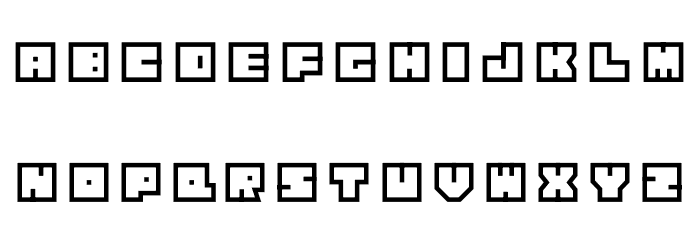 Haco Font-Bold Font LOWERCASE