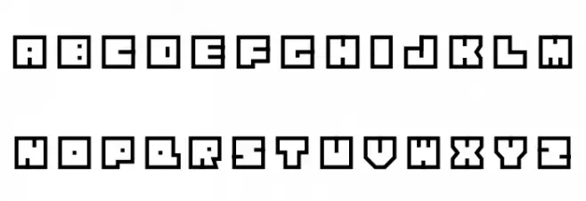 Haco Font-Bold फ़ॉन्ट लोअरकेस
