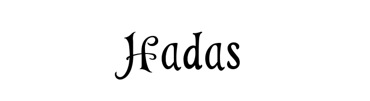 Hadas  नि: शुल्क फ़ॉन्ट्स डाउनलोड