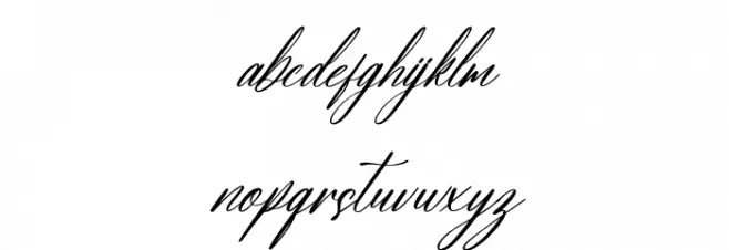 Hadinesta Blarfhine DEMO VERSIO Italic Caratteri MINUSCOLO