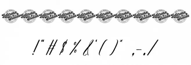 Hadinesta Blarfhine DEMO VERSIO Caratteri ALTRI CARATTERI