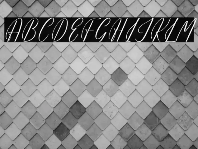 Hadinesta Blarfhine DEMO VERSIO Caratteri examples