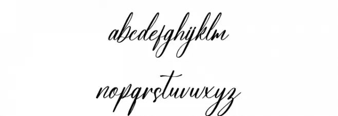 Hadinesta Blarfhine DEMO VERSIO Caratteri MINUSCOLO