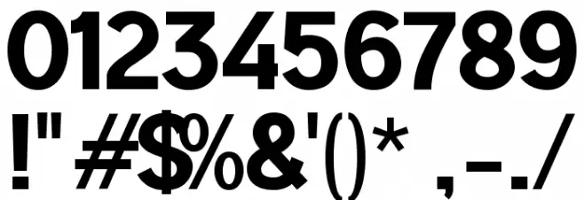 Hadir Sans Font OTHER CHARS
