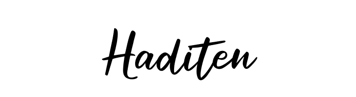 Haditen  Frei Schriftart Herunterladen