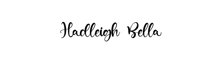 Hadleigh Bella  免费字体下载