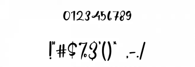 Hadleigh Bella Font OTHER CHARS