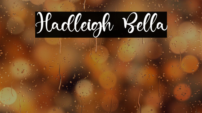 Hadleigh Bella Example 3