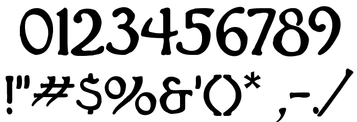 Hadley Font OTHER CHARS
