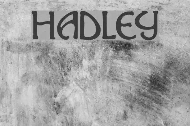 Hadley Font examples