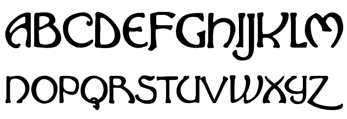 Hadley Font LOWERCASE