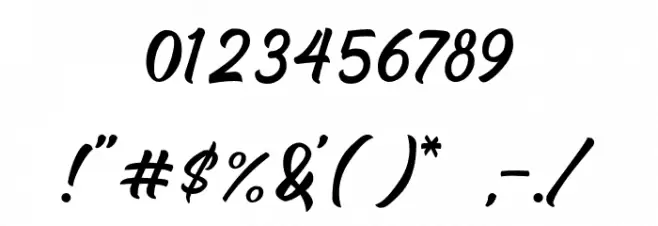 Hadrey Font OTHER CHARS