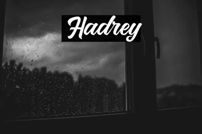 Hadrey Font examples