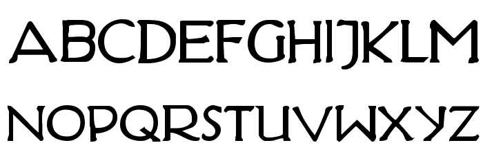 Hadriatic Bold Font LOWERCASE