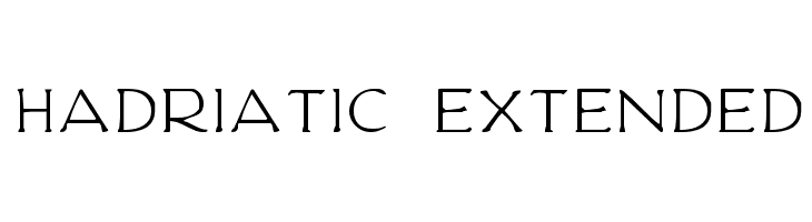 Hadriatic Extended  baixar fontes gratis