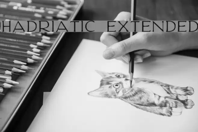 Hadriatic Extended Font examples