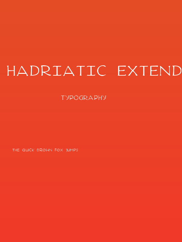 Hadriatic Extended Poster