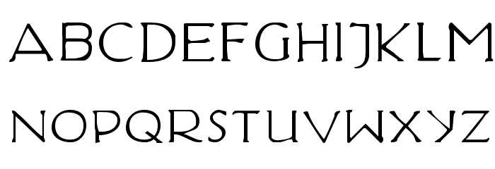 Hadriatic Extended Font LOWERCASE