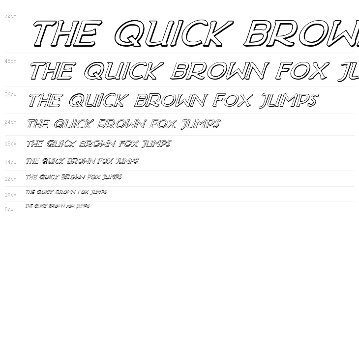 Hadriatic Shadow Italic Waterfall