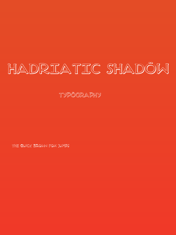 Hadriatic Shadow Poster
