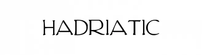 Hadriatic  Fuentes Gratis Descargar
