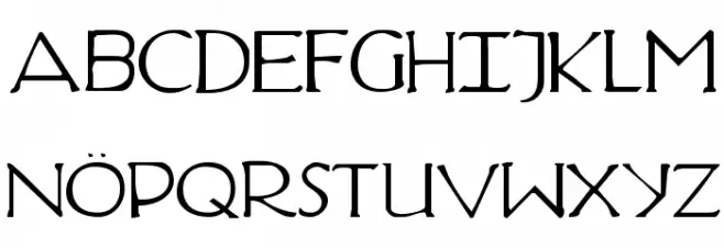 Hadriatic Fonte MAIÚSCULAS