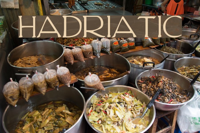 Hadriatic Font examples