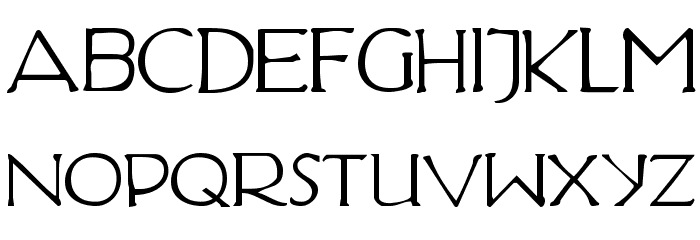 Hadriatic Font LOWERCASE