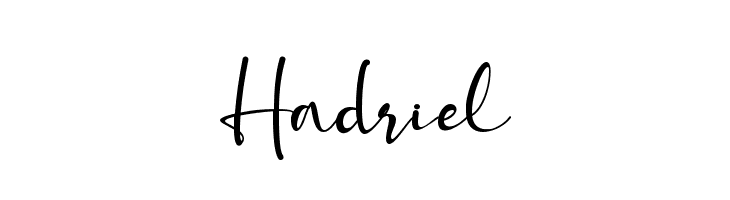Hadriel  baixar fontes gratis